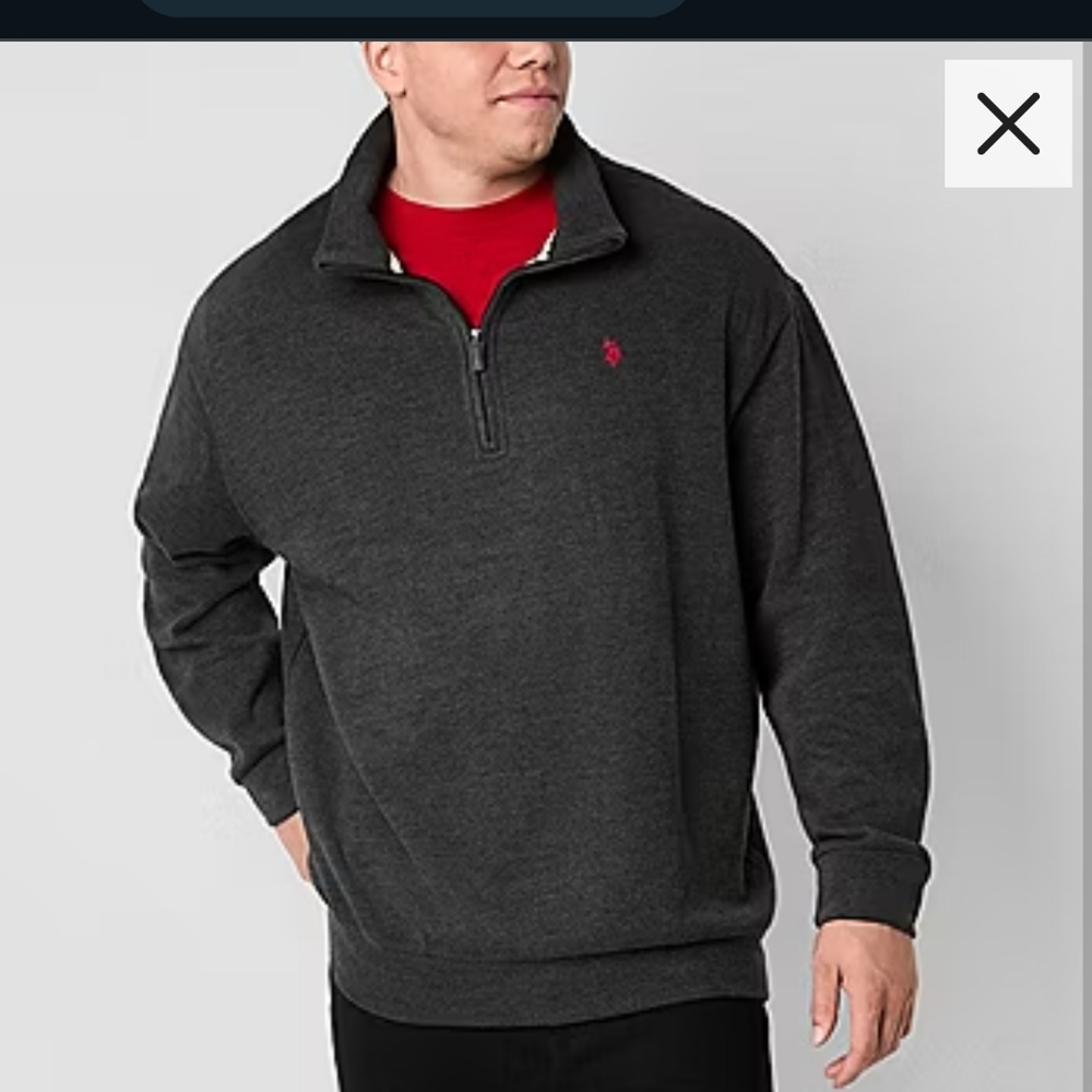 Mens Quarter zip sweater